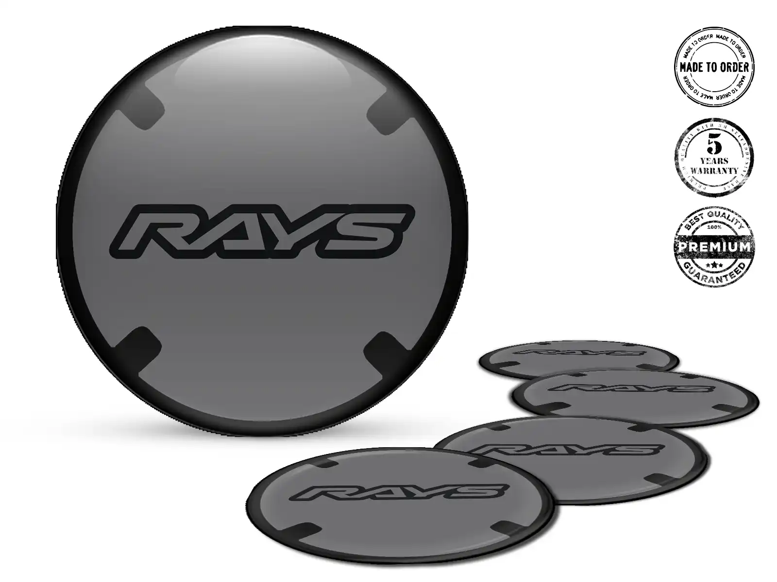 Rays Decalcomanie Cupola Custom Etichette Auto Pregiate